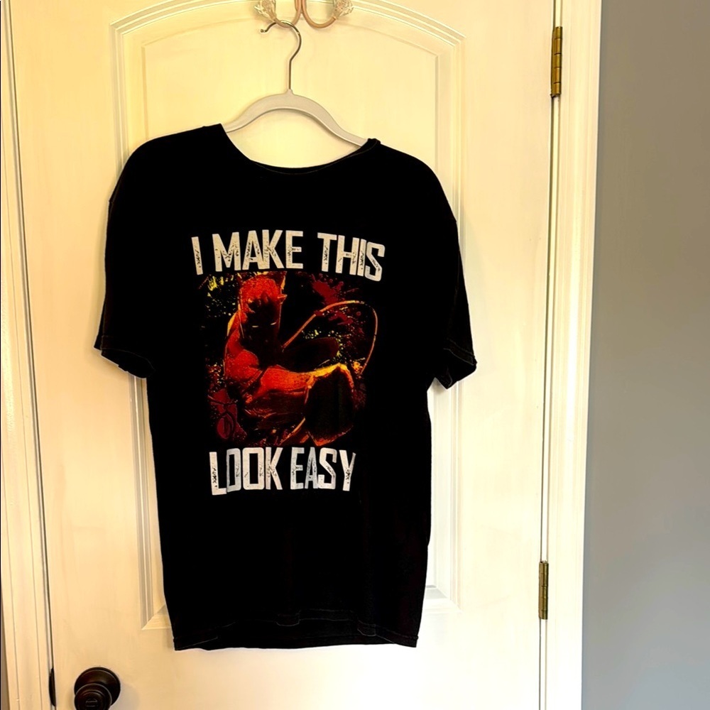 Marvel Black Cotton T-Shirt